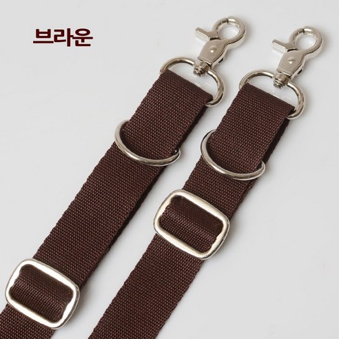 준토 타프연장 웨빙 스트랩 사용이 편한 양쪽조절 연장웨빙, 브라운