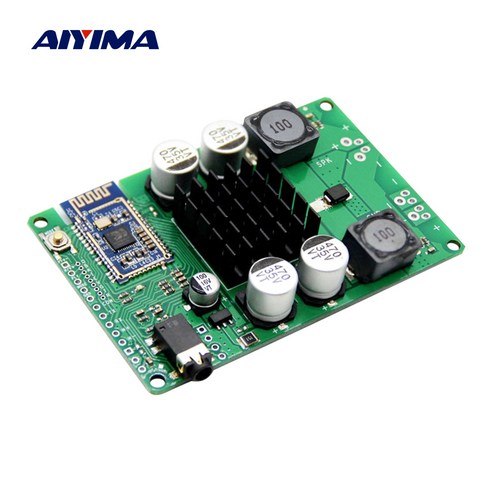 AIYIMA 블루투스 5.0 파워앰프 보드 100W TPA3116 사운드앰프ador AUX 모노 오디오앰프 지원 시리얼 포트 이름 변경 TWS