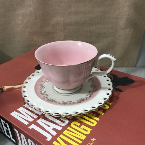 커피 컵 세트 작은 컵 접시 절묘한, {"스타일":"90ml 핑크 컵과 접시"}