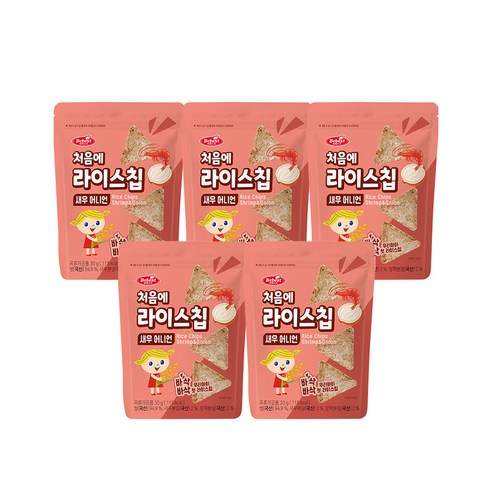 베베스트 처음에 라이스칩 - 새우 어니언, 1개, 30g