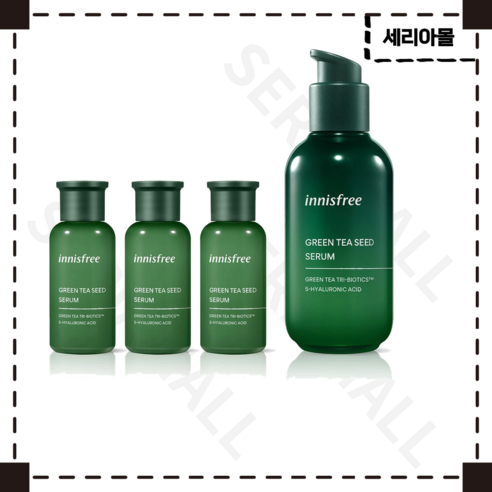 이니스프리 그린티 씨드 세럼 세트160ml + 30mlx3, 1세트
