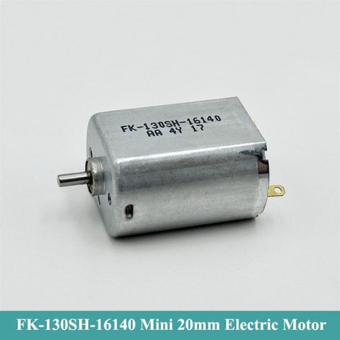 FK-130SH-16140 마이크로 130 모터 고속 카본 브러시 미니 20mm 전기 DIY 취미 장난감 모델 DC 3V 5V 6V 7.4V 14000RPM, 1개