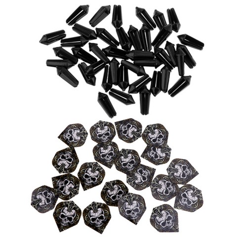20Pcs 표준 모양 다트 항공편 40 조각 표준 다트 항공편 프로텍터, 설명, 설명, 설명