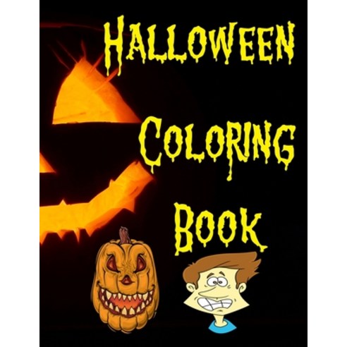 Halloween Coloring Book: Over 90 Pages of Fun and Spooky Coloring Book for Kids ages 4-8 (Halloween ... Paperback, Independently Published