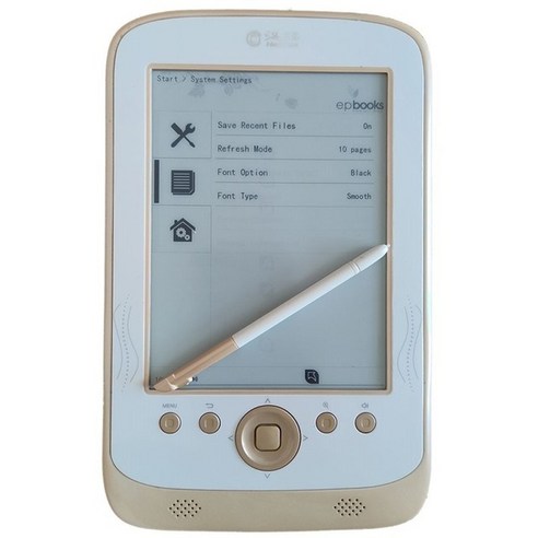 이북리더기 E북 전자책 리더기 EBOOK 백라이트가 없는 인치 터치 스크린 잉크 스크린, 8GB의 f61 리더, 1개