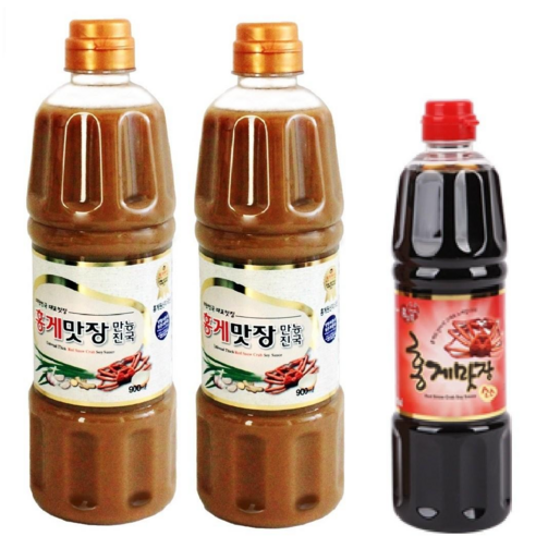 [홍일점] 홍게맛액젓1.8리터 1개 + 맛장500 1개 편스토랑 파김치비법, 900ml x 2, 만능진국