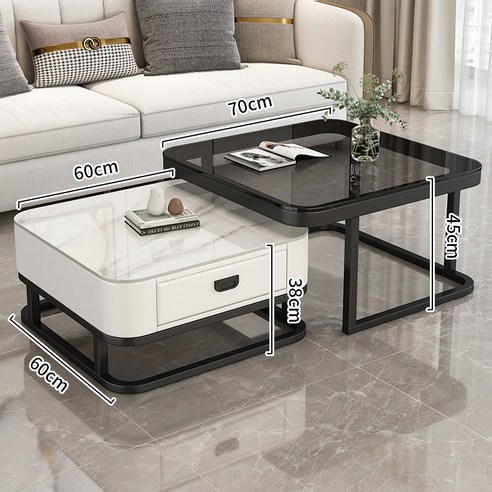 좁은 거실, 더 넓게! BYOU 접이식 소파 테이블로 완성하는 나만의 홈카페 티테이블