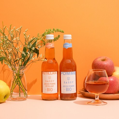 프랑스 유기농 사과의 상쾌한 만남, 쎄시 스파클링 애플주스