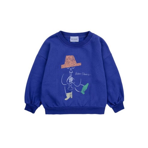 보보쇼즈 24FW 키즈 로고 그래픽 맨투맨 B224AC039 421