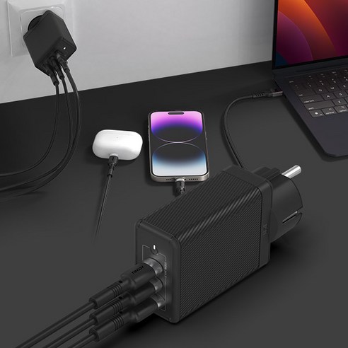 아트뮤 USB PD 100W PPS GaN 접지 멀티 초고속 충전기 GS610