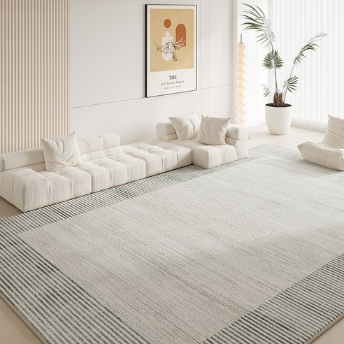 품격과 편안함을 더하는 사계절 거실 러그