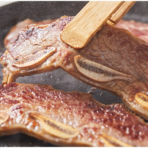 4대문 갈비명가 왕비집 양념 LA갈비, 2개, 500g