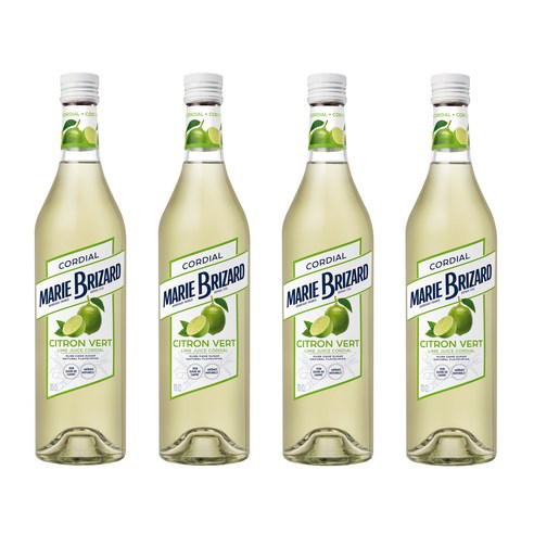마리브리자드 라임주스코디얼 시럽, 700ml, 4개