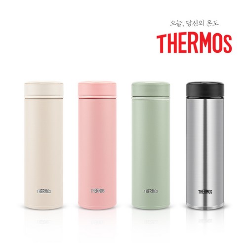 써모스 퀵오픈 스트레이트 텀블러, 350ml, 크림민트(JOG-350K-GR)