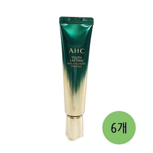 ahc아이크림  AHC 유스래스팅 리얼 포 페이스 시즌9 아이크림, 30ml, 6개