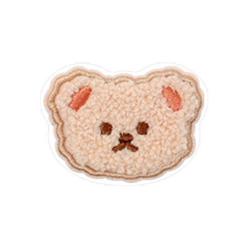 유스픽 뽀글 곰돌이 아크릴 그립 스마트 톡톡만, 피치