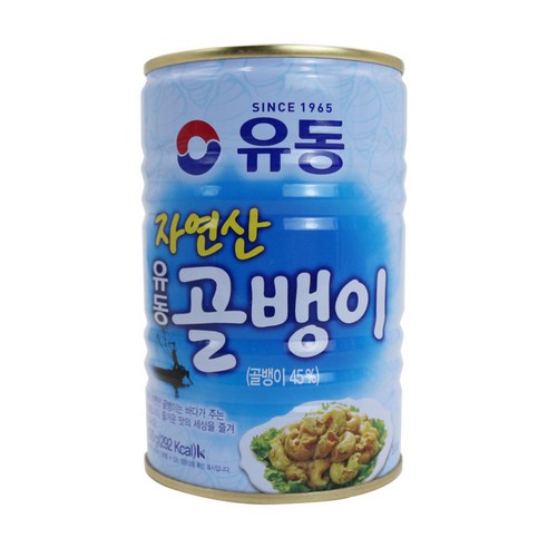 유동 자연산 골뱅이 400g 1box(400g X 24캔) / 골뱅이무침용/ 업소용/, 1개