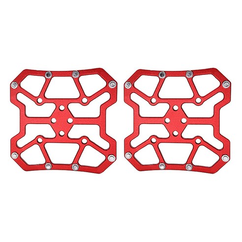 LIXADA Keo 용 SPD MTB 산악 자전거 겸용 페달 플랫폼 어댑터, 1개, Red