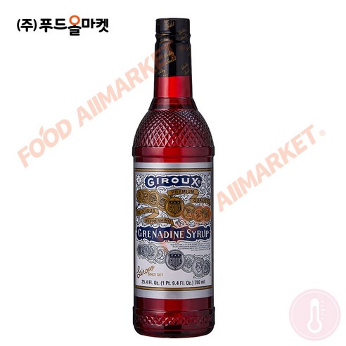 지룩스 그레나딘 시럽, 750ml, 1개