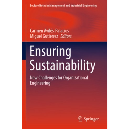 (영문도서) Ensuring Sustainability: New Challenges for Organizational Engineering Paperback, Springer, English, 9783030959692