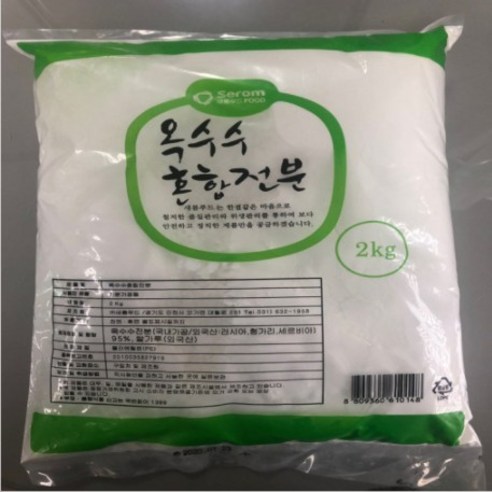 새롬푸드 옥수수 혼합 전분 2kg, 1개