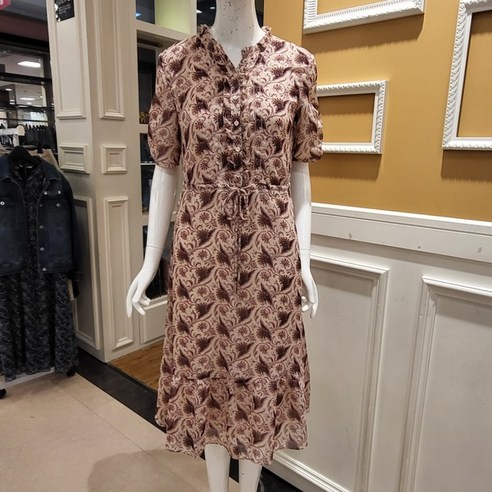 BCBG 비씨비지 가을22 투미 프린트 원피스 B2C7O603