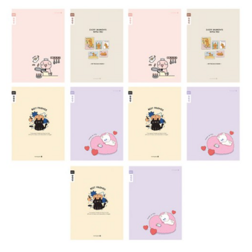 모닝글로리 초등 알림장 좁은칸, 30개, 랜덤발송 B