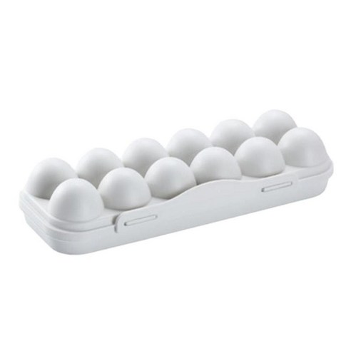 냉장고 냉장고 식품 용기 용 12/18 계란 저장 홀더 케이스-설명 된대로 카키 18 계란, 설명, PP 폴리프로필렌
