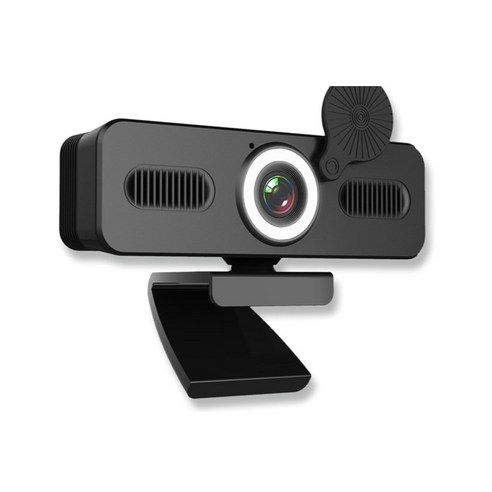 Cinzela 웹카메라 FHD1080P 인강용 웹카메라 마이크를 달다, 블랙