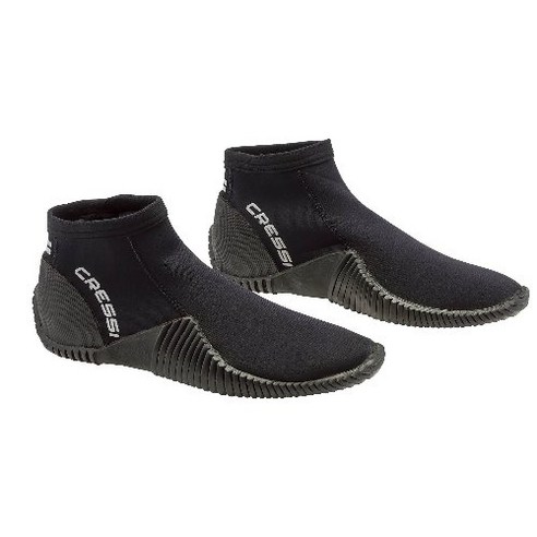 CRESSI 크레씨 3mm 로우 부츠 다이빙부츠, 280 (XL), 블랙