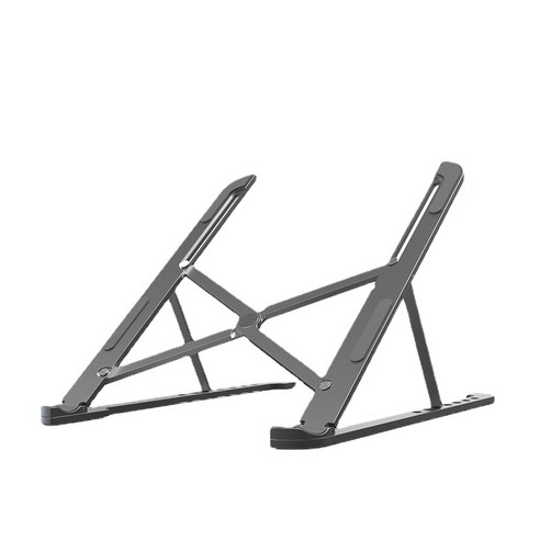 ANKRIC 노트북 거치대 게으른 휴대 전화 홀더 데스크탑 접이식 홀더 ipad 태블릿 홀더 라이브 노트북 홀더 접이식 노트북거치대, N1 [노트북 브래킷] 그레이