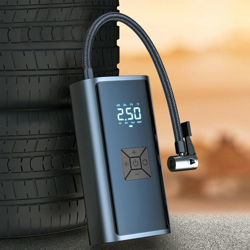 WonRay 자동차 타이어 공기주입기 휴대용 무선에어펌프 DQB은 휴대성과 사용 편의성, 다양한 용도로 활용 가능한 자동차 타이어 공기주입기입니다.