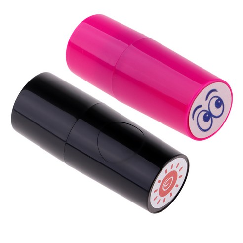 YSSHOP 2 조각 Colorfast 오래 견딘 골프 공 Stamper 감적, 설명, 태양과 눈