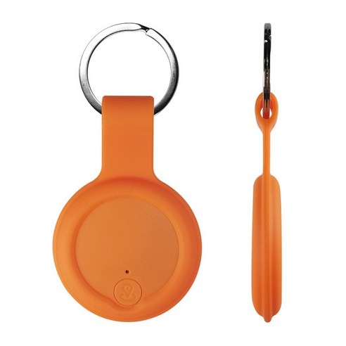 강아지위치추적기 스마트태그 미아방지 위치추적기 노인을 위한 휴대용 GPS 추적기 블루투스 호환 50 모바일 앱 추적 스마트 분실 방지 장치 고양이 개 로케이터, 1개, orange set