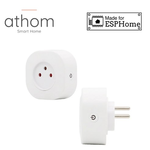 preflashed 16a와 스마트 홈 플러그 표준 작동 ESPhome ATHOM 어시스턴트 함께 이스라엘, 2)2 pcs ESPHome