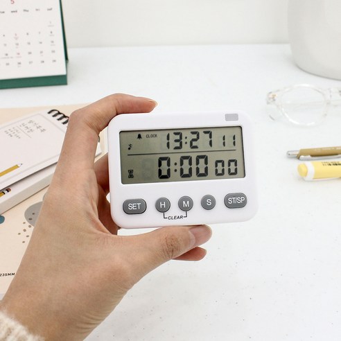타이머쌤 듀얼 스톱워치: 수험생 필수품, 공부 및 요리의 효율성 향상