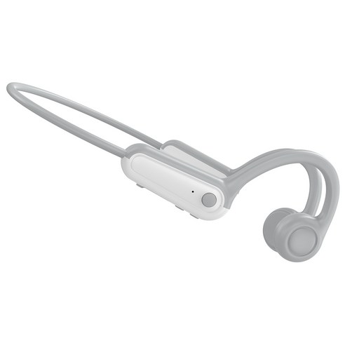 CCAGU 골전도 블루투스 이어폰 넥밴드 IPX5방수 블루투스5.3 13시간 사용지원 오픈형 스포츠형 무선 이어폰, 그레이