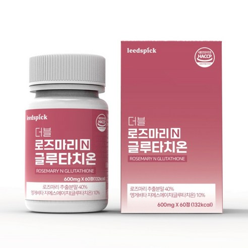 리즈픽 더블 로즈마리 N 글루타치온 36g, 60정, 1개
