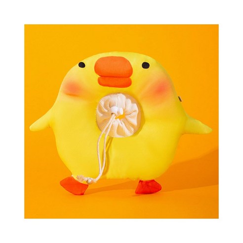 PPL 반려동물 초경량 애니멀 레인보우 넥카라 넥쿠션, 병아리, 1개