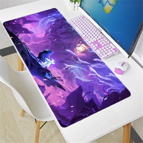 오리와 Wisps 마우스 패드 게임의 의지 대형 Dywan 게이머 키보드 데스크 매트 테이블 카펫 Mousepad XL XXL 900x400, 4_300x800x2mm