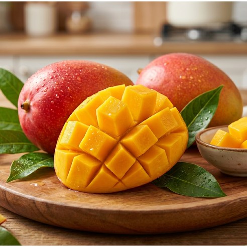 제주애플망고 2kg ,3kg 특상품 선물세트, 1박스, 제주애플망고 대과 2kg(7~8과)