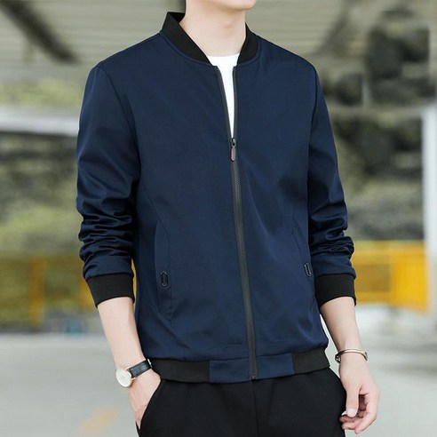남자 야구 점퍼 봄 가을 간절기 바람막이 집업 항공점퍼 Men''s jacket