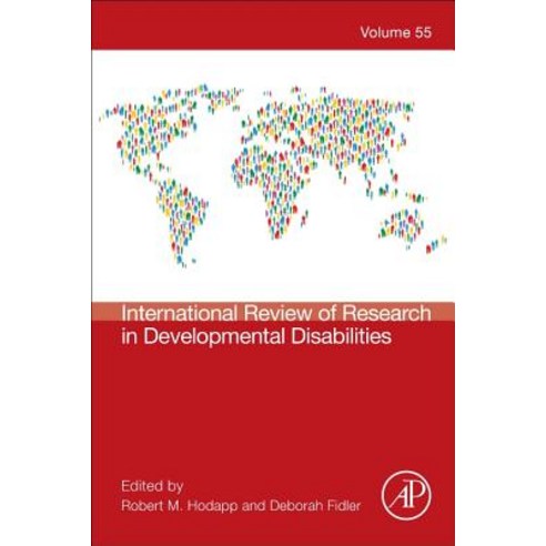 International Review of Research in Developmental Disabilities Volume 55 Hardcover, Academic Press