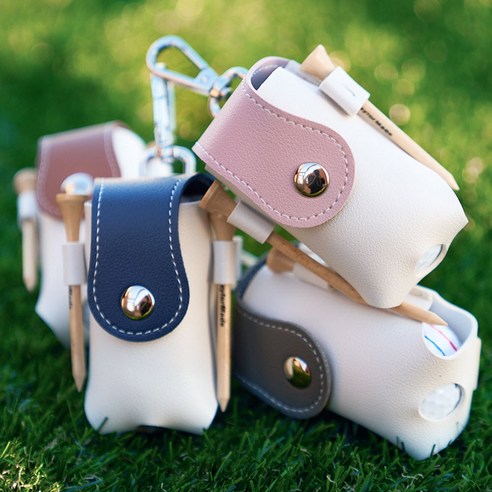 스타일과 실용성을 겸비한 골프 필수템, 그린유니언 화이트 골프공 케이스