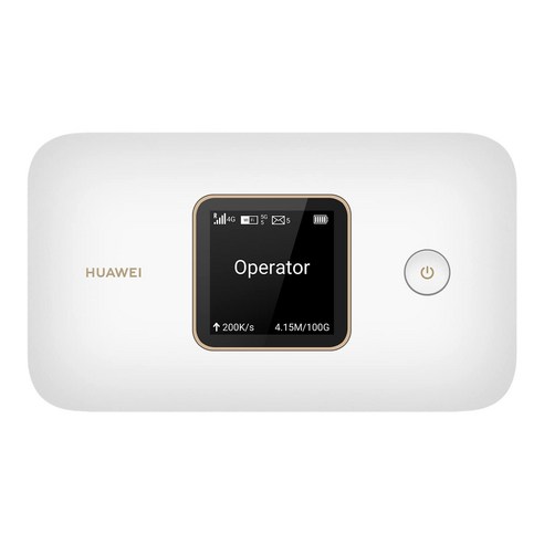   HUAWEI Mobile WiFi 3 포켓 WiFi 300Mbps 고속 LTE 듀얼 밴드 Wi-Fi 3000mAh 손바닥 사이즈의 Wi-Fi HUAWEI AI Life 앱 화이트 [일본 정규 대리점품]