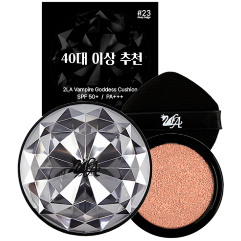 투라 뱀파이어 여신 쿠션 팩트 블랙 다이아 (면세점 브랜드), 5개, 23호