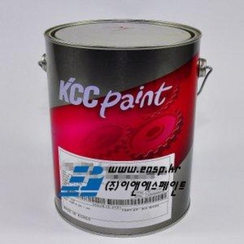 KCC QT612-1999 흑색 유광 4L 내열200도 페인트철재.난로등, 1개, 블랙