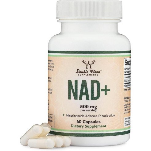 더블우드 NAD+ 500mg 니코틴아마이드 리보사이드 60캡슐