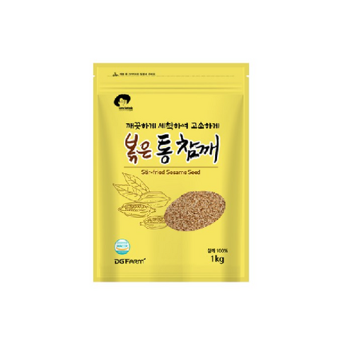 엉클탁 볶은 통 참깨, 1kg, 1개