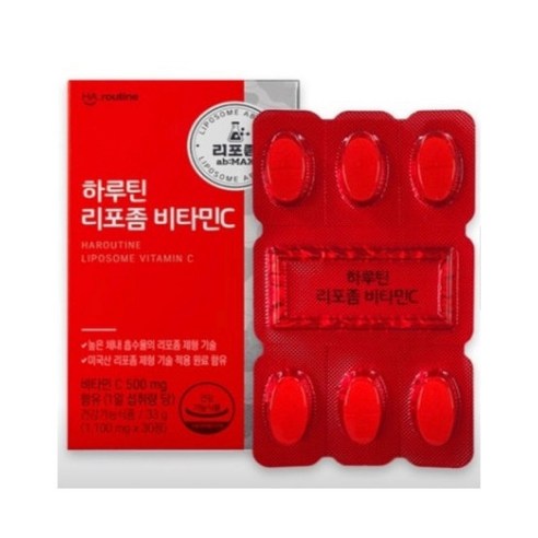 하루틴 리포좀 비타민C 알파α 33g, 30정, 1개